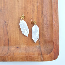 Load image into Gallery viewer, Gemma Earrings - Breezy White