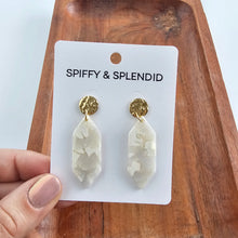 Load image into Gallery viewer, Gemma Earrings - Breezy White
