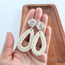 Load image into Gallery viewer, Malia Earrings - Light Rattan