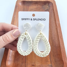 Load image into Gallery viewer, Malia Earrings - Light Rattan