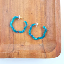 Load image into Gallery viewer, Posey Hoops - Sea Green