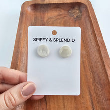 Load image into Gallery viewer, Sophie Studs - Breezy White