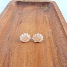 Load image into Gallery viewer, Seashell Studs - Pink Pearl