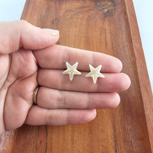 Load image into Gallery viewer, Starfish Studs - Ivory