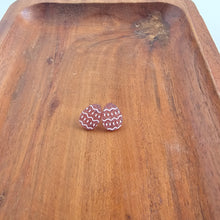 Load image into Gallery viewer, Easter Egg Studs - Pastel Pink Glitter