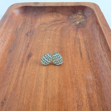 Load image into Gallery viewer, Easter Egg Studs - Pastel Green Glitter