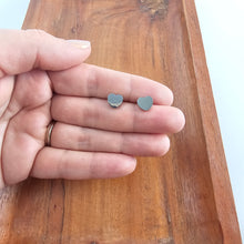 Load image into Gallery viewer, Luxe Heart Studs - Silver