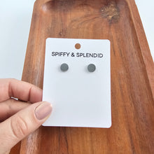 Load image into Gallery viewer, Luxe Circle Studs - Silver
