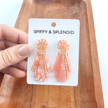Load image into Gallery viewer, Lucille Earrings - Rose Quartz