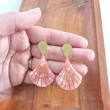 Load image into Gallery viewer, Daphne Earrings - Rose Quartz