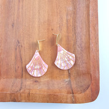 Load image into Gallery viewer, Daphne Earrings - Rose Quartz