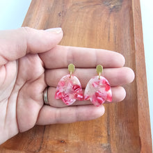 Load image into Gallery viewer, Lotus Earrings - Rosey
