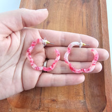 Load image into Gallery viewer, Posey Hoops - Rosey