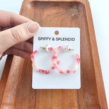 Load image into Gallery viewer, Posey Hoops - Rosey