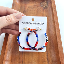 Load image into Gallery viewer, Cameron Hoops - Americana