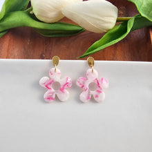 Load image into Gallery viewer, Daisy Earrings - Cherry Blossom