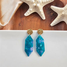 Load image into Gallery viewer, Gemma Earrings - Sea Green