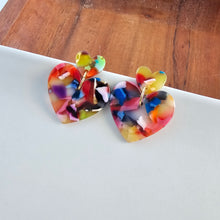 Load image into Gallery viewer, Darling Heart Earrings - Fiesta