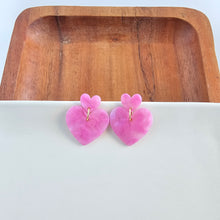 Load image into Gallery viewer, Darling Heart Earrings - Bubblegum Bliss
