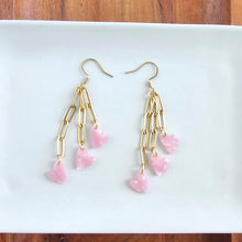 Load image into Gallery viewer, Heartstring Earrings - Pink