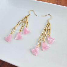 Load image into Gallery viewer, Heartstring Earrings - Pink