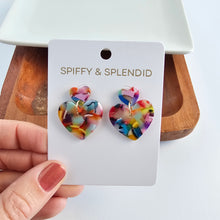 Load image into Gallery viewer, Darling Heart Earrings - Fiesta