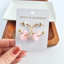 Load image into Gallery viewer, Sweetheart Hoops - Pink