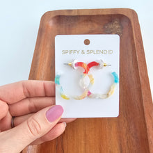 Load image into Gallery viewer, Posey Hoops - Technicolor