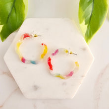 Load image into Gallery viewer, Posey Hoops - Technicolor