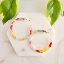 Load image into Gallery viewer, Cameron Hoops - Technicolor