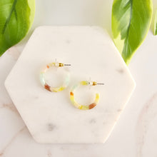 Load image into Gallery viewer, Cam Mini Hoops - Citron Zest