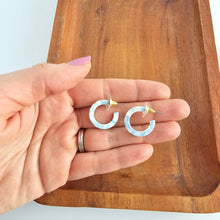 Load image into Gallery viewer, Micro Cam Mini Hoops - Saltwater Blue