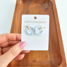 Load image into Gallery viewer, Micro Cam Mini Hoops - Saltwater Blue