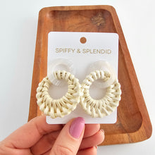 Load image into Gallery viewer, Calypso Earrings - Light Rattan