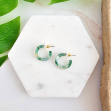 Load image into Gallery viewer, Micro Cam Mini Hoops - Palm Lustre