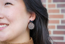 Load image into Gallery viewer, Bow Basketball Earrings