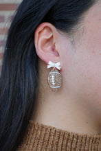Load image into Gallery viewer, Bow Football Earrings