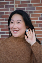 Load image into Gallery viewer, Bow Soccer Ball Earrings