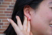 Load image into Gallery viewer, Christmas Light Studs - Red Shimmer