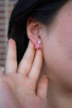 Load image into Gallery viewer, Christmas Light Studs - Red Shimmer