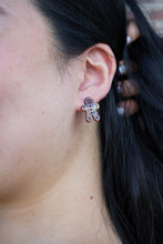 Load image into Gallery viewer, Gingerbread Studs - Brown Shimmer