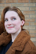 Load image into Gallery viewer, Scarlett Hoops - Amber