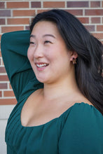 Load image into Gallery viewer, Gingerbread Studs - Brown Shimmer