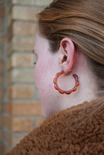 Load image into Gallery viewer, Scarlett Hoops - Amber
