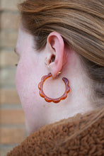Load image into Gallery viewer, Scarlett Hoops - Amber