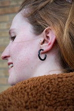 Load image into Gallery viewer, Cam Mini Hoops - Black