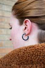 Load image into Gallery viewer, Cam Mini Hoops - Black