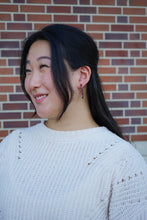 Load image into Gallery viewer, Camy Hoops - Burgundy