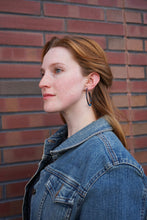 Load image into Gallery viewer, Cameron Hoops - Mocha & Blue