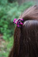 Load image into Gallery viewer, Claire Hair Claw Trio - Blue Tortoise, Snow Tortoise, and Fuchsia Tortoise